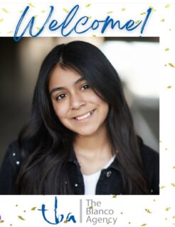 Congrats to OSAS student Arya on getting signed by @theblancoagency 🤩🙌🏻