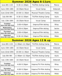 SUMMER CLASSES ARE OPEN & FILLING UP FAST! USE THE LINK IN THE BIO AND SIGN UP TODAY☀️