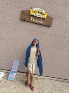 OSAS student @_arya.rey_ on set for a super cool project!✨