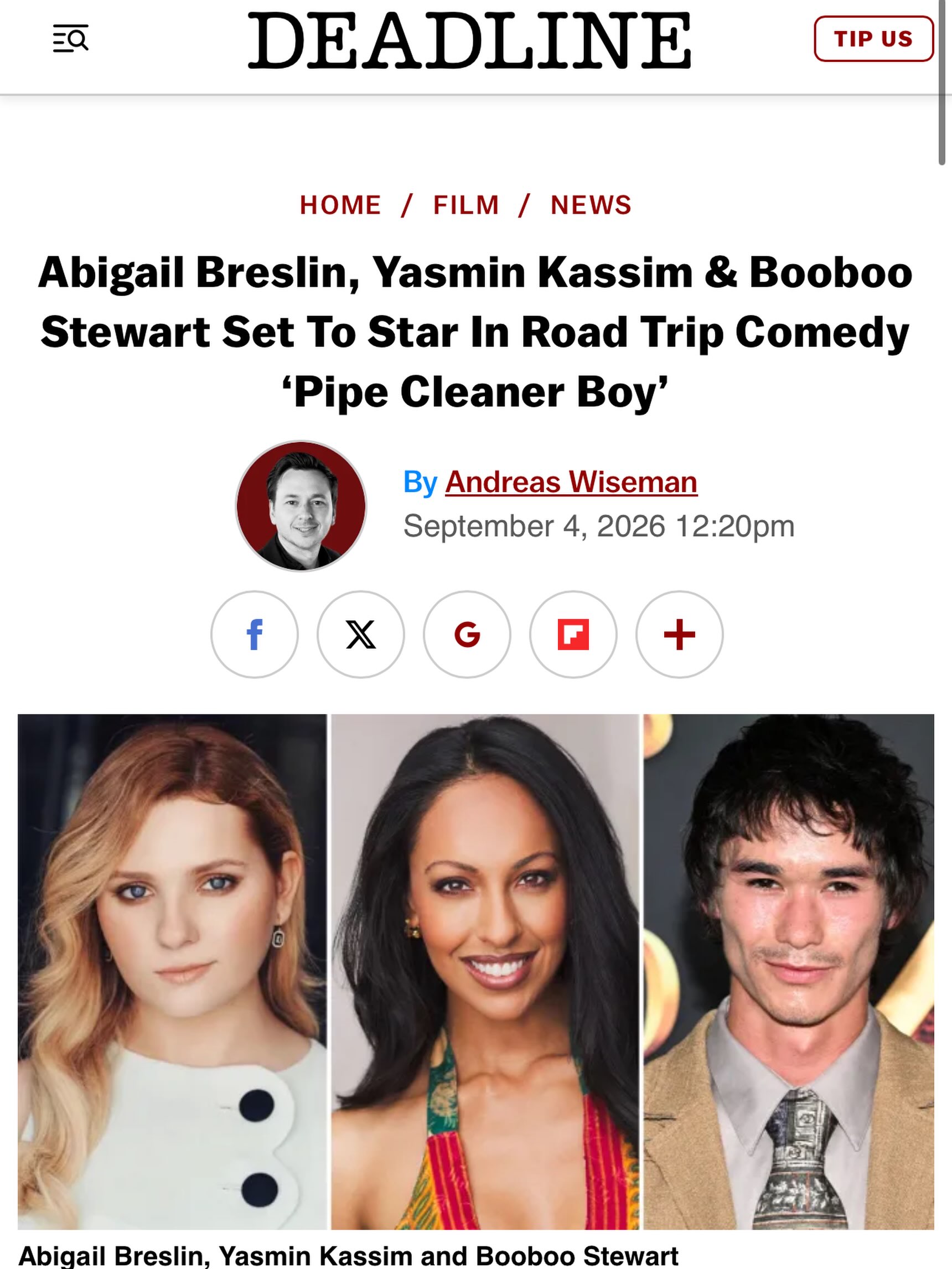 Super proud of OSAS student @slaylor_dance on her NEW film!🎬✨ Let’s go and can’t wait to watch!!☀️