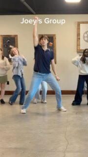 When @joey_chaffee subs a class….you have dance battles?😂 which group do you think won??🕺