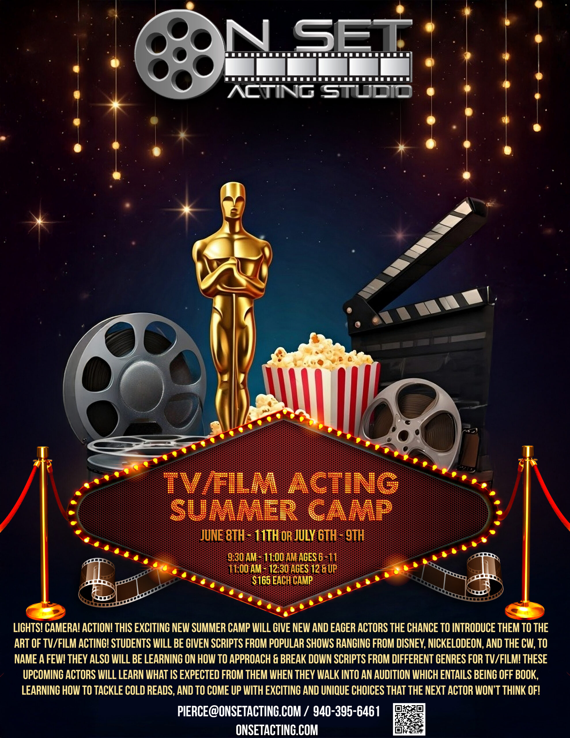 OSAS TV:Film Summer Camp Flyer 2026