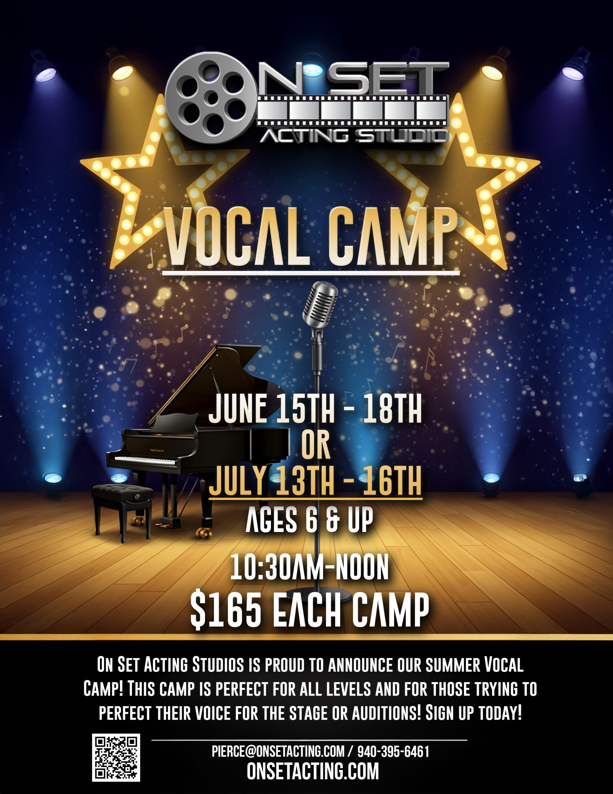 OSAS Vocal Summer Camp Flyer 2026